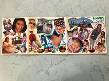 [ 미사용 ] 묘조 해피 스티커 쇼와 60년 오냥코 클럽 체커즈 외