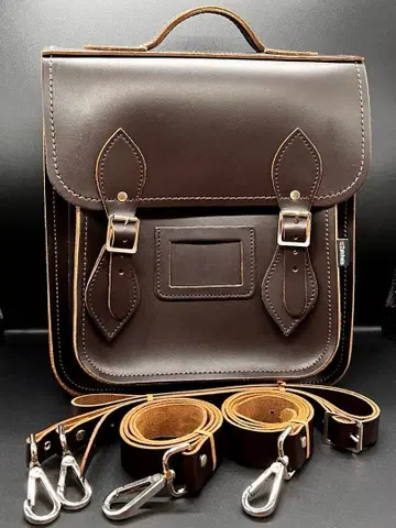 Zatchels 새상품급 다크 브라운 가죽 숄더백