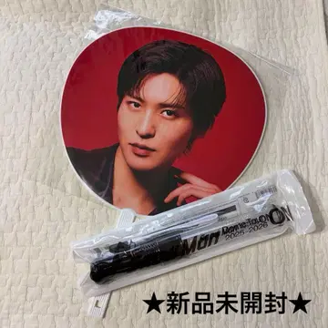 [미개봉 새상품] SnowMan 응원봉 부채 메구로 렌 ON 온고지신