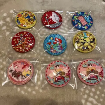 디즈니 자수 캔뱃지 2개 묶음 판매