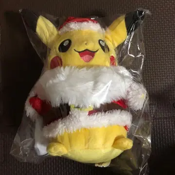 2014년 크리스마스 피카츄 봉제 인형 산타클로스