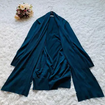 띠어리 럭스 울 롱 가디건 38 M 상당 고급