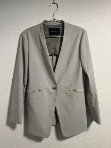 UNITED ARROWS 노카라 자켓 그레이지