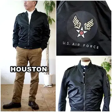 HOUSTON 휴스턴 5L-2X L2 플라이트 자켓 40(L)