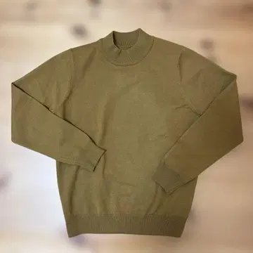 [ 미사용 새상품 ] L&W 디자인 수트 가게의 재단 스웨터 모크넥