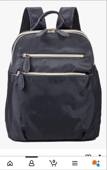 이마이백 나일론 소재 럭색 네이비/블랙