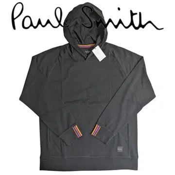 폴스미스 풀오버 후드티 LL 아티스트 스트라이프 리브 블랙