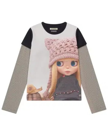 COYSEIO X BLYTHE / 스트라이프 더블 롱