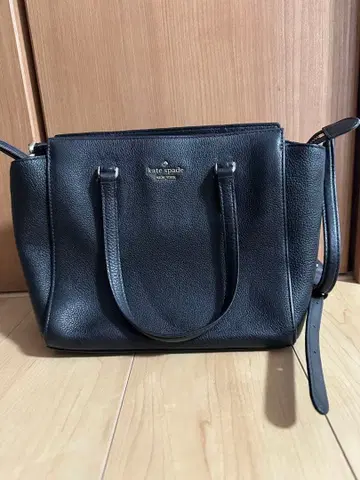 케이트 스페이드 블랙 가죽 숄더백