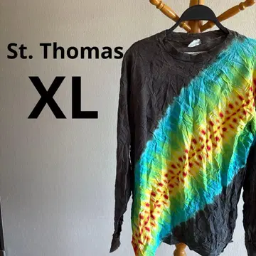 St. Thomas 타이다이 긴팔 T셔츠 [ XL ]