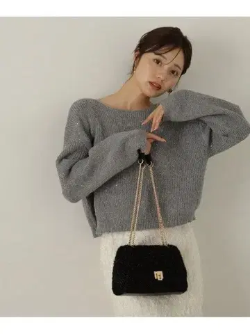 스팽글 니트 프로포션