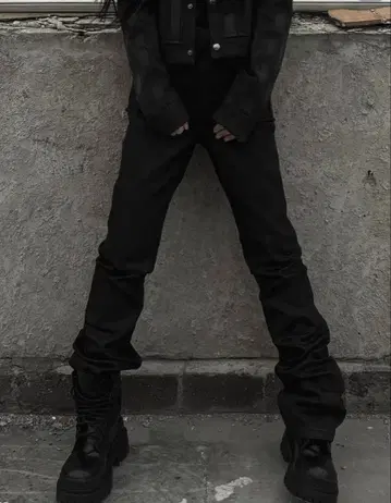 archive black flare denim opium drip y2k