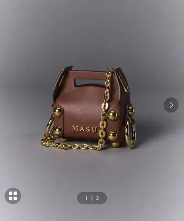 MASU 브라운 숄더백