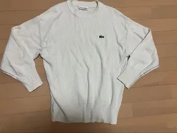라코스테 니트 맨투맨 화이트 화이트