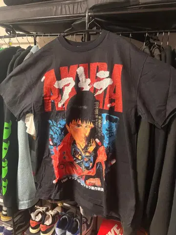[레어] AKIRA 그래픽 T셔츠 블랙 카네다 애니메이션 XL