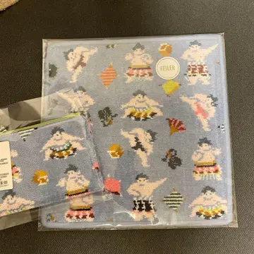 손수건 티슈 케이스 세트 페이러 핫케요이 스모 페이러