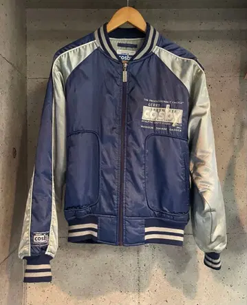 GERRY COSBY 바시티 자켓풍 자켓 네이비/실버