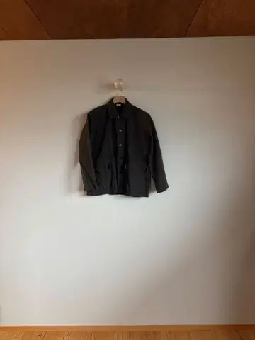 Dhal 버튼 부착 그레이 자켓