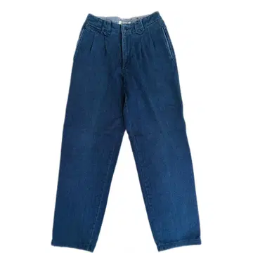 EDWIN 다크 블루 데님 와이드 레그