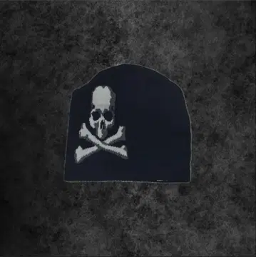 archive 스컬 비니 y2k opium punk darkcore