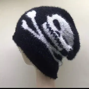 archive skull beanie y2k opium grunge