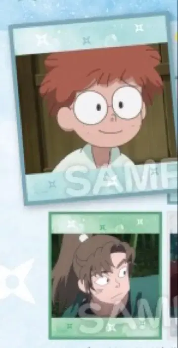 닌타마 최강의 군사 애니메이트 페어 아크릴 색지 2장 세트