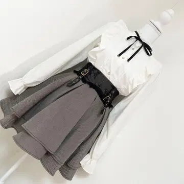 Mouth Valley x ROJITA 프렌치 걸리시 코디 세트