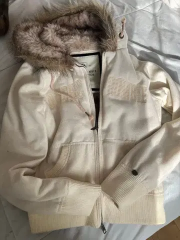 아바클로 플리스 후드 부착 후드티 여성용 L