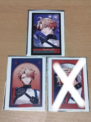 세라프 폴라로이드 사진풍 카드 니지산지 IMPACT 월조 2종 세트