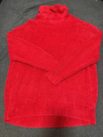 ABYTS 터틀넥 니트 (빨간색) 사이즈 3