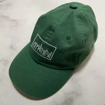 ManhattanPortage 그린 컬러 자수 로고 캡