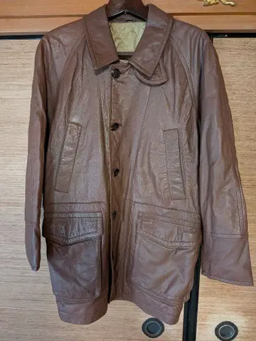 [가죽 하프 코트] DOMON/도몬 (남성용/유즈드품)