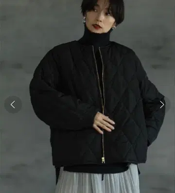 OPAQUE.CLIP 보아 라이너 포함 퀼팅 숏코트 [ 세탁 가능 ]