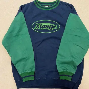 xlarge 맨투맨 네이비/그린