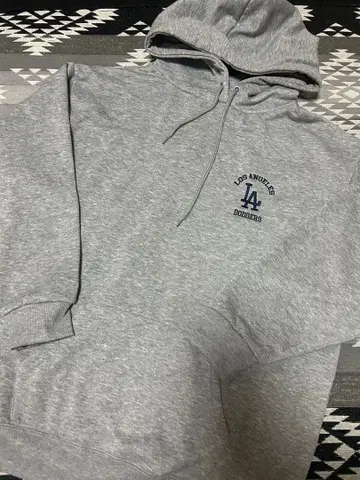 로스앤젤레스 다저스 후드티 그레이