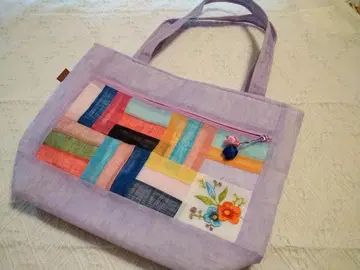 한국 전통 수공예 보자기 토트백