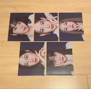 포스터 클리어 파일 FEARLESS JP LE SSERAFIM