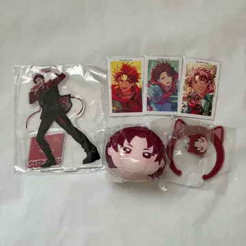 파라라이 스자쿠노 아렌 5주년 아크릴 스탠드 푹신 인형 아크릴 머리띠