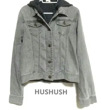 해시애쉬 G 자켓 그레이 HusHusH 데님 2way