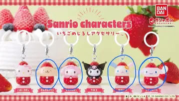 산리오 딸기 마크 액세서리 마이멜로디 푸딩 우사하나 시나몬