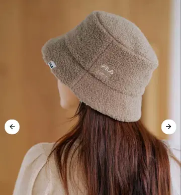 cohina FILA 보아 버킷 햇 그레이지