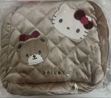 brilmy 키티 화장품 파우치 베이지