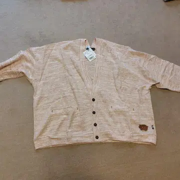 드럭스토어 베이지 긴팔 가디건 M