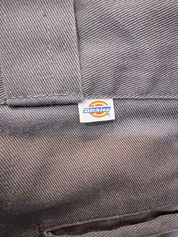 70s 미니 택 알루미늄 지퍼 Dickies 874 w36 그레이