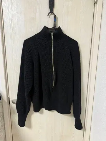 BATONER x L'ECHOPPE 하프 지퍼 니트 M 바토너