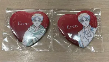 진격의 거인 엘렌 한정판 혜택 하트형 캔뱃지 WIT STUDIO 격동