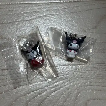 산리오 딸기 메지루시 액세서리 쿠로미