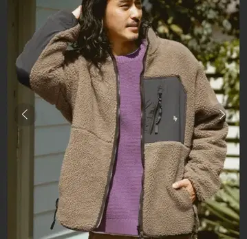 BAYFLOW 스탠드넥 보아 블루종