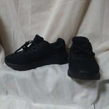 Bio Fitter 블랙 스니커즈 24.5cm EEEE 경량