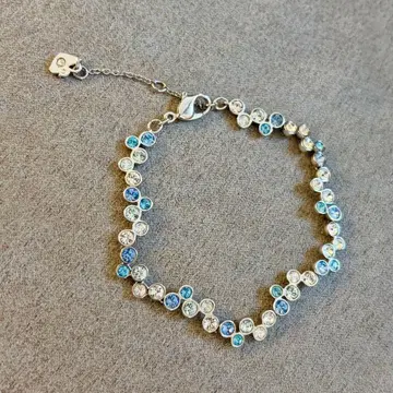 스와로브스키 크리스탈 팔찌 스카이블루 블루